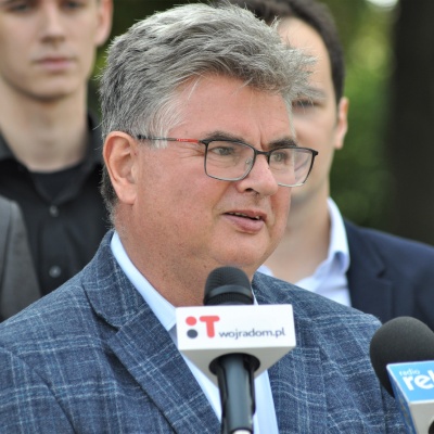 Głos zabiera Waldemar Kaczmarski - Przewodniczący Nowej Lewicy w Radomiu
